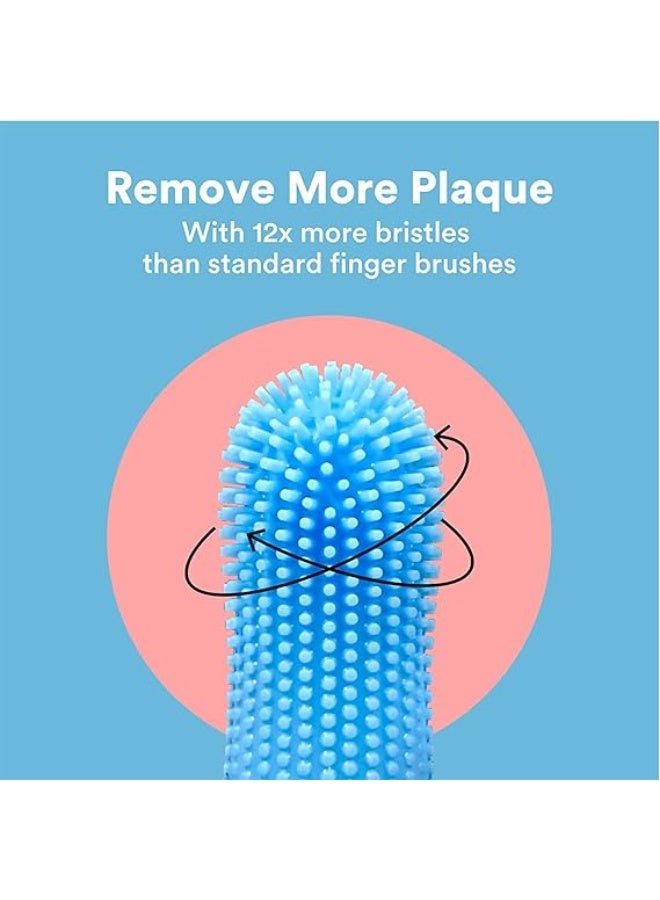 4 Pack Dog Toothbrush | Dog Teeth Cleaning| Dog Finger Toothbrush| Dog Tooth Brushing Kit| Dog Finger brush Toothbrush| Cat Toothbrush| Pet Toothbrush, Puppy Toothbrush - Image 3